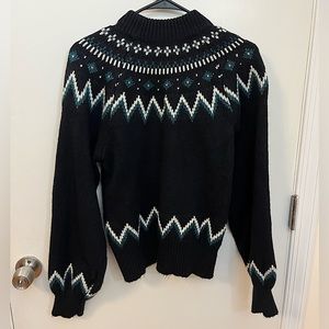 Black Winter Sweater